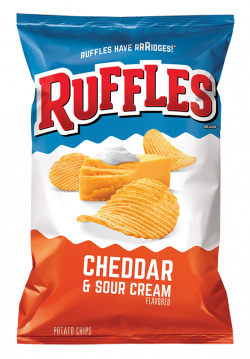 RUFFLES® Cheddar & Sour Cream Flavored Potato Chips